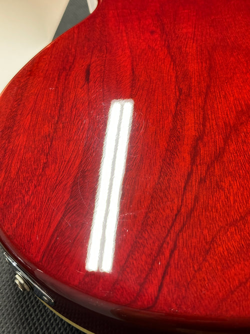 Used Hamer Monaco III (2003)  - Red Transparent #52593 with Original Hard Case
