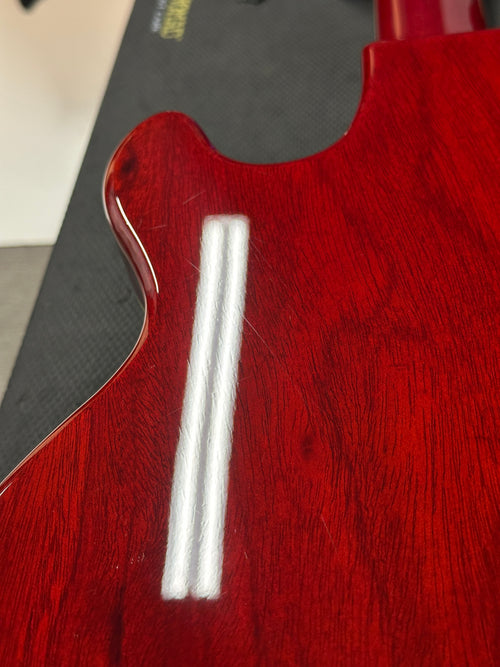 Used Hamer Monaco III (2003)  - Red Transparent #52593 with Original Hard Case