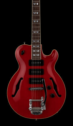Used Hamer Monaco III (2003)  - Red Transparent #52593 with Original Hard Case