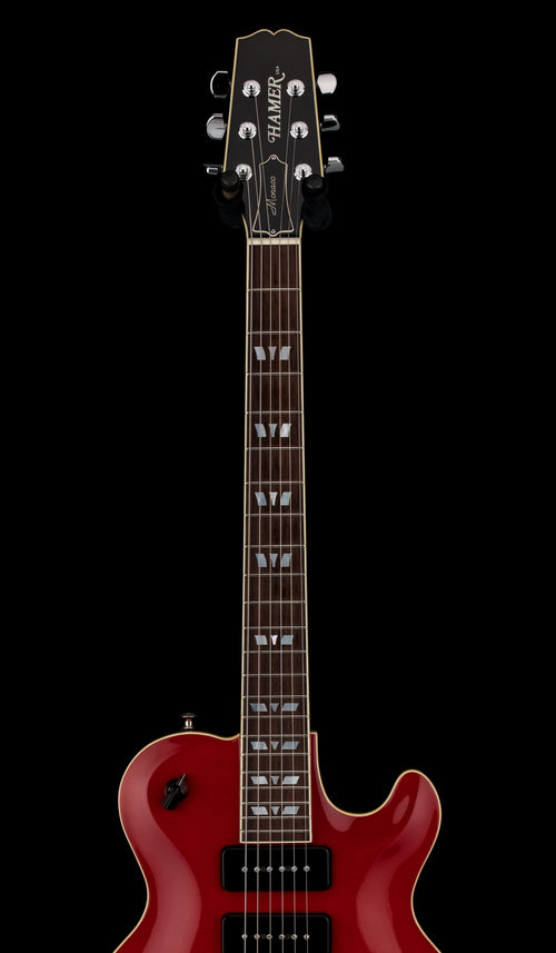 Used Hamer Monaco III (2003)  - Red Transparent #52593 with Original Hard Case