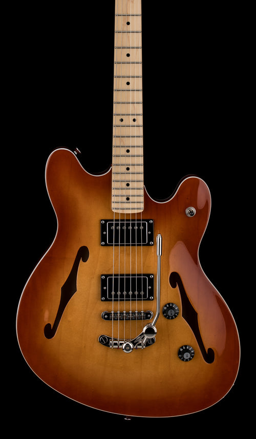 Used Squier Affinity Starcaster Deluxe (2024) - Sienna Sunburst #04981 with Gig Bag