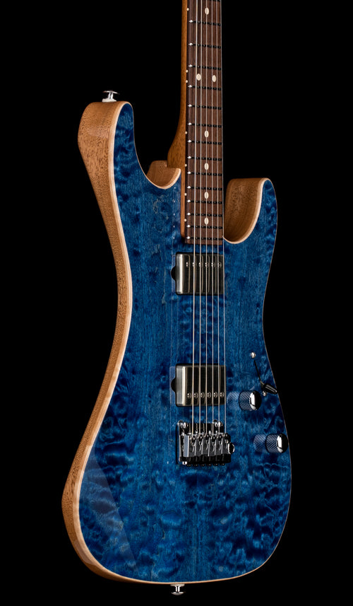 Used Suhr Custom Standard - Trans Whale Blue #85181 with Original Hard Case