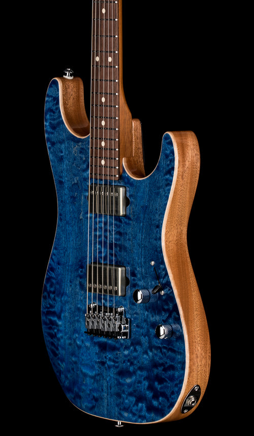 Used Suhr Custom Standard - Trans Whale Blue #85181 with Original Hard Case