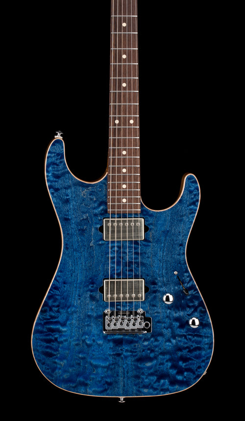 Used Suhr Custom Standard - Trans Whale Blue #85181 with Original Hard Case