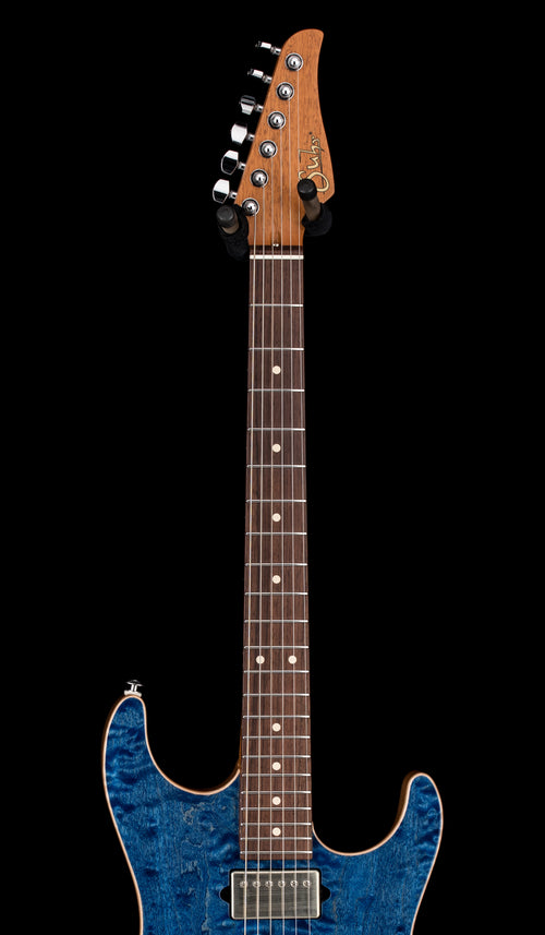 Used Suhr Custom Standard - Trans Whale Blue #85181 with Original Hard Case