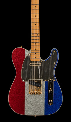 Fender Buck Owens Telecaster - Red, Silver, and Blue Sparkle #59246