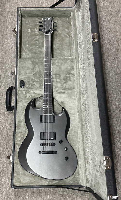 ESP E-II Viper Baritone - Charcoal Metallic Satin #ES0252243 (Factory Demonstration Model)