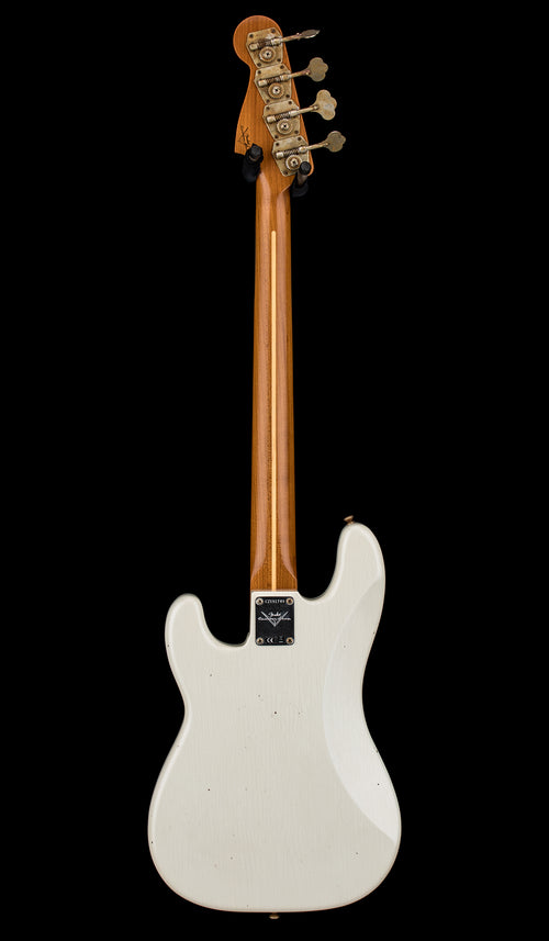 Fender Custom Shop Empire '58 Precision Bass Journeyman Relic - Aged Frost White #91749