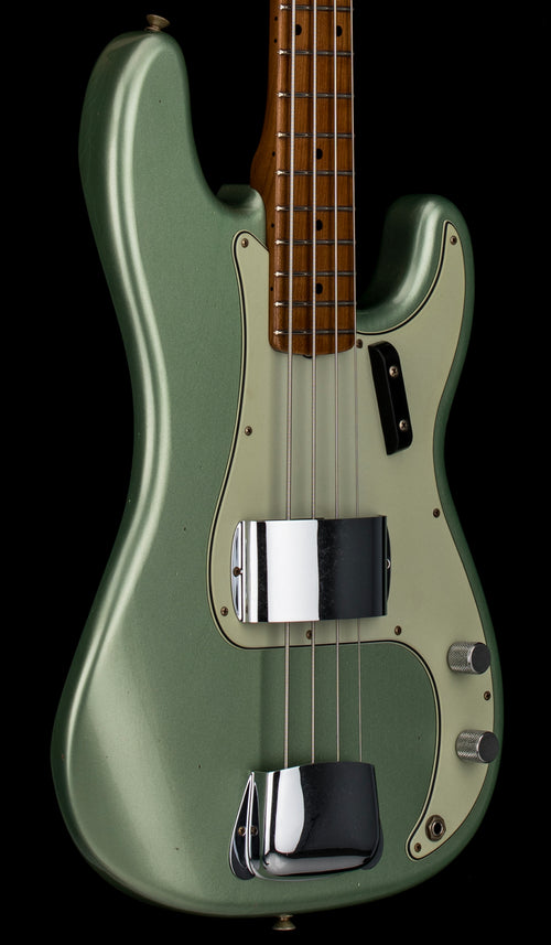 Fender Custom Shop Empire 58 Precision Bass Journeyman Relic - Aged Sage Green Metallic #88229