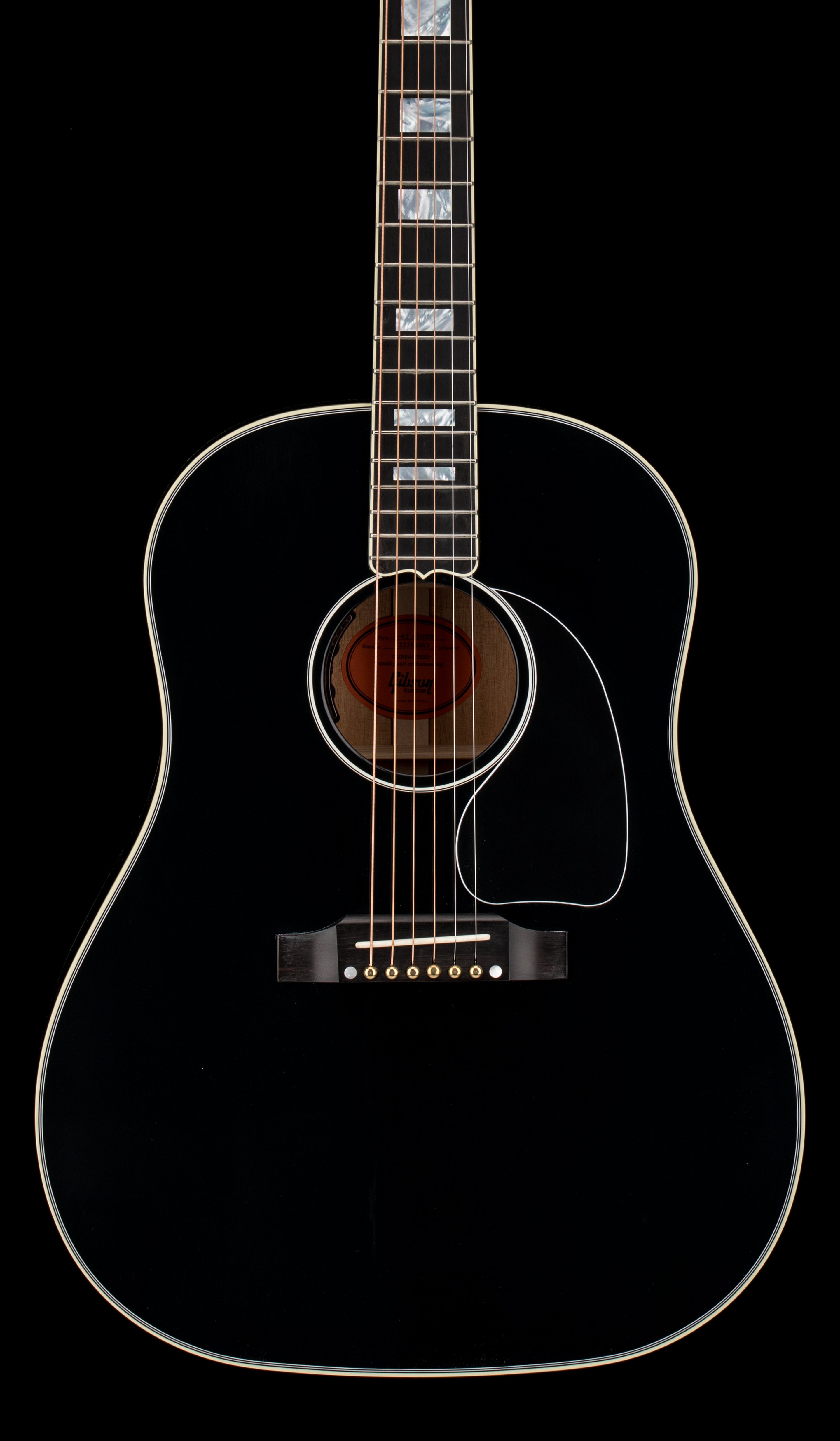 Gibson Custom Shop J-45 Custom - Ebony #45045 – Empire Music