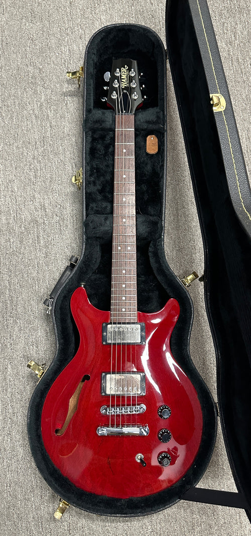 Used Hamer Limited Edition 25th Anniversary Artist (1999) - Cherry Transparent #49984 with Original Hard Case