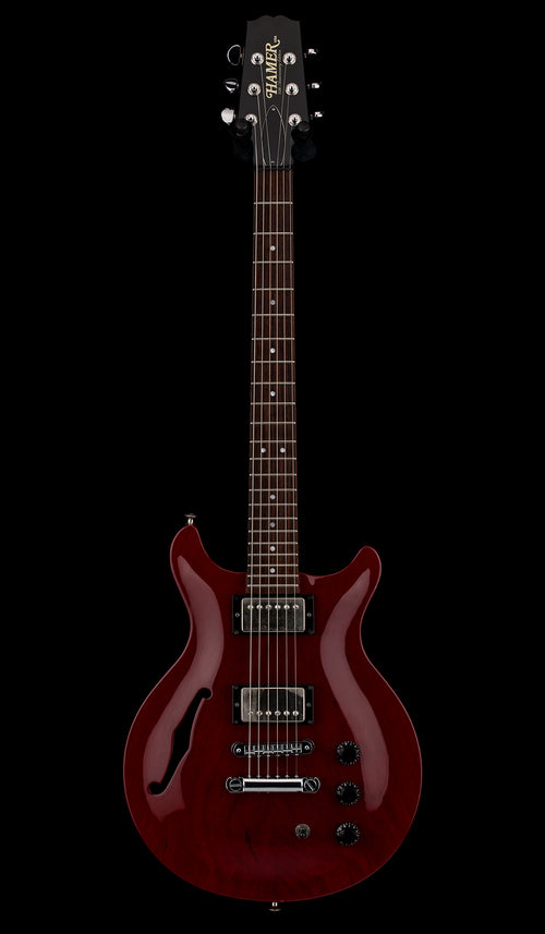 Used Hamer Limited Edition 25th Anniversary Artist (1999) - Cherry Transparent #49984 with Original Hard Case