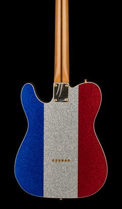 Fender Buck Owens Telecaster - Red, Silver, and Blue Sparkle #58344