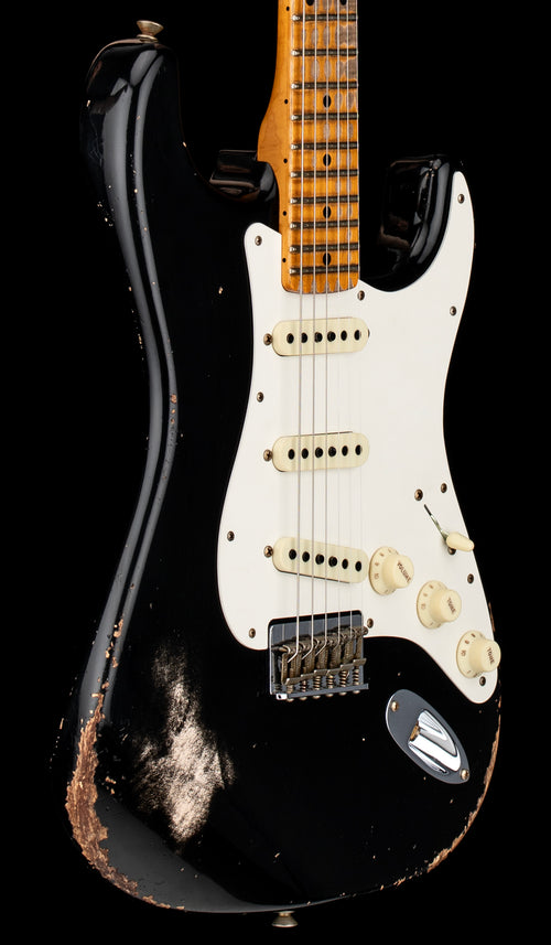 Fender Custom Shop Limited Edition Red Hot Hardtail Stratocaster Heavy Relic - Aged Black #79956