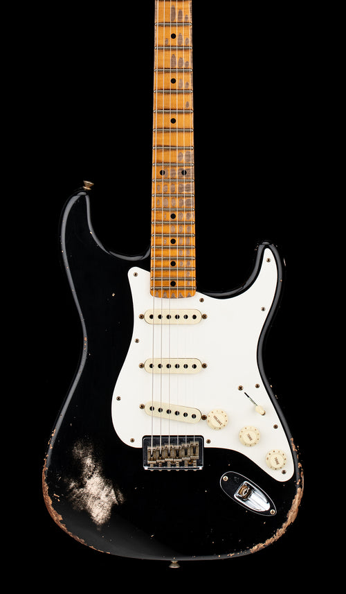 Fender Custom Shop Limited Edition Red Hot Hardtail Stratocaster Heavy Relic - Aged Black #79956