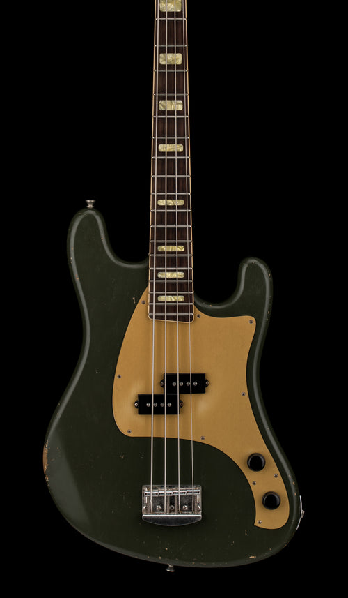 Castedosa Guitars JPC Short Scale Bass - Aged Olive Drab #541 (Empire Exclusive)