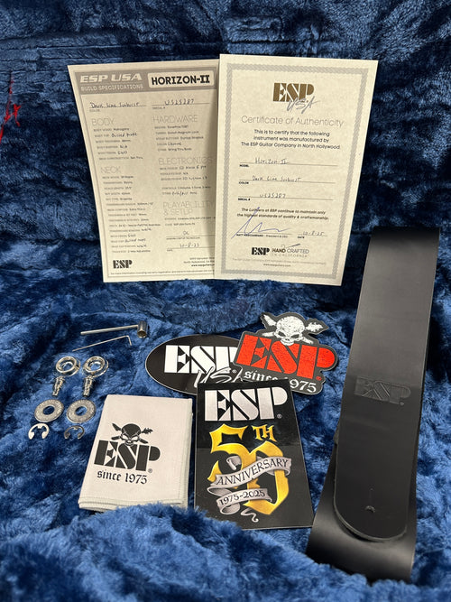 ESP Horizon-II USA - Dark Lime Sunburst #25287