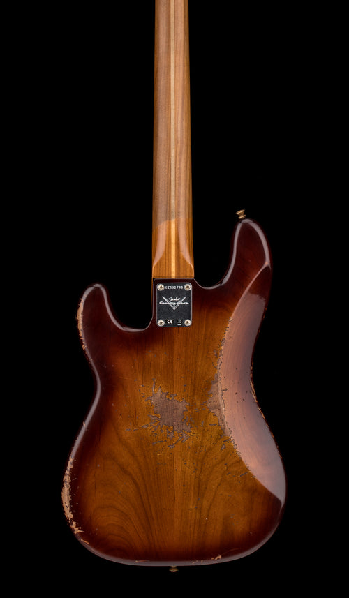 Fender Custom Shop Empire '58 Precision Bass Heavy Relic - Faded Aged Tobacco Burst #91783