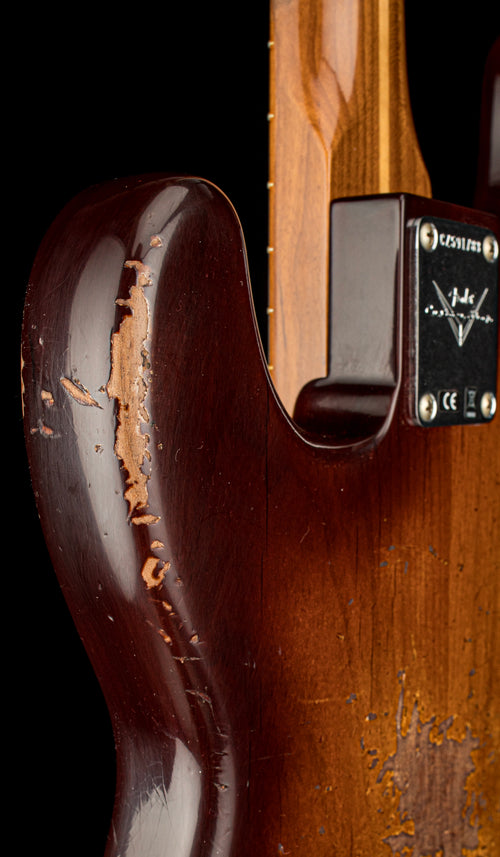 Fender Custom Shop Empire '58 Precision Bass Heavy Relic - Faded Aged Tobacco Burst #91783