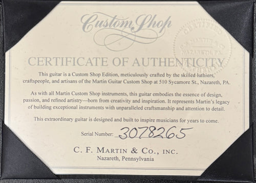 Martin Custom Shop HD-28 Style Adirondack Spruce/Guatemalan Rosewood - Natural #78265 (Empire Music Spec)