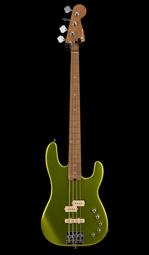Used Charvel Pro-Mod San Dimas Bass PJ IV (2022) - Lime Green Metallic #17408