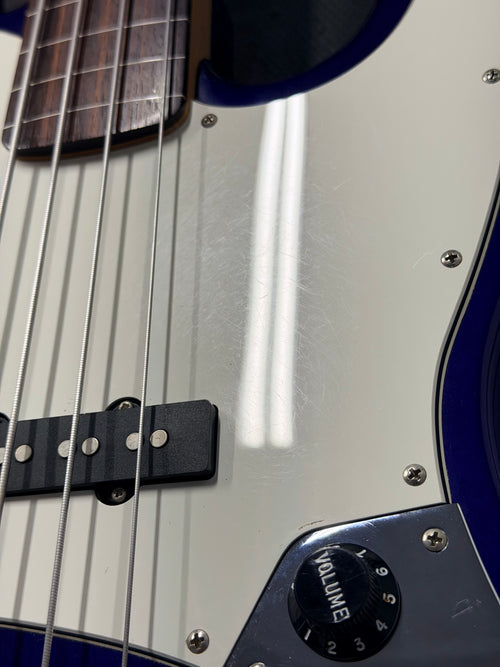 Used Fender Standard Jazz Bass Fretless (2001) - Midnight Blue #76419 with Hard Case