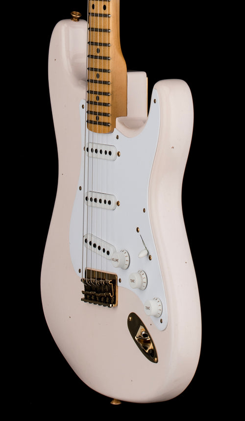 Fender Custom Shop Limited Edition 1954 Hardtail Stratocaster Journeyman - Super Faded Aged Shell Pink #0339