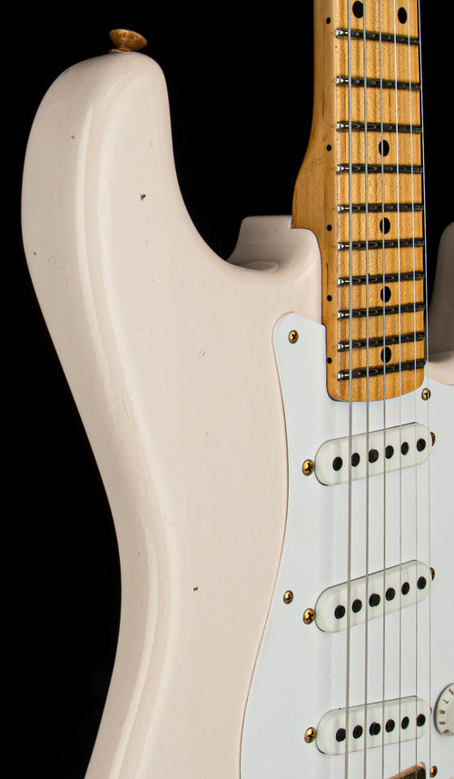 Fender Custom Shop Limited Edition 1954 Hardtail Stratocaster Journeyman - Super Faded Aged Shell Pink #0339