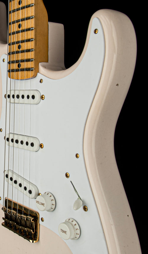 Fender Custom Shop Limited Edition 1954 Hardtail Stratocaster Journeyman - Super Faded Aged Shell Pink #0339