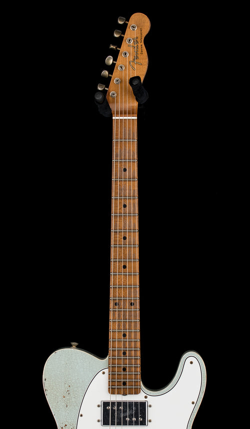 Fender Custom Shop Limited Edition Redhot Cunife Telecaster Heavy Relic - Aged Sonic Blue/Chocolate 3-Color Sunburst #80847