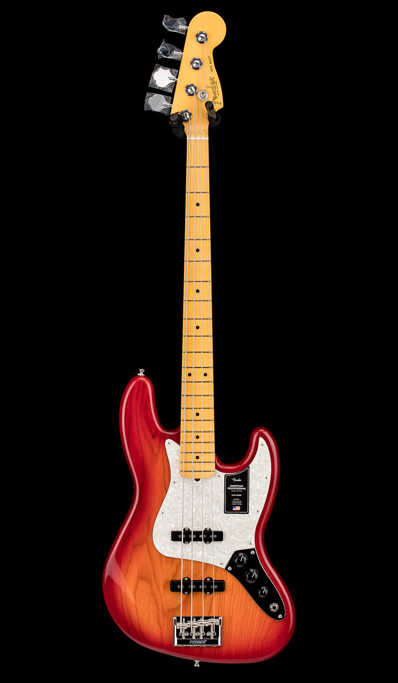 Fender American Professional Jazz Bass - Aged Cherry Burst #80939