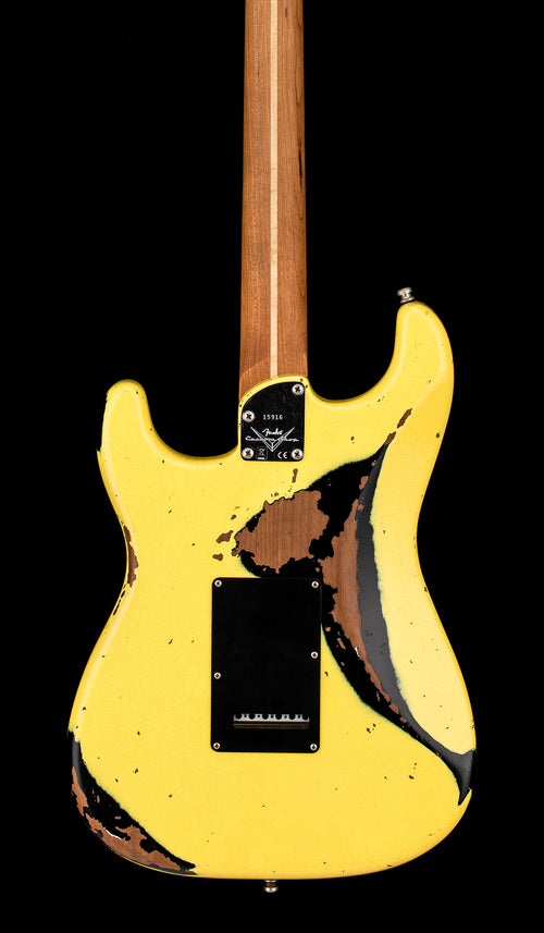 Used Fender Custom Shop Empire 67 Super Stratocaster HSS Heavy Relic (2023) - Graffiti Yellow/Black #15916 with Original Hard Case