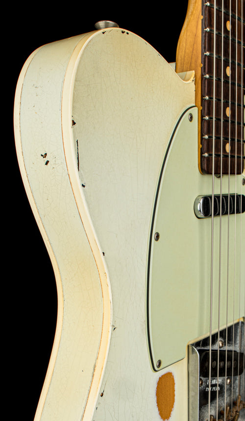 Used Fender Custom Shop Masterbuilt Paul Waller 1962 Telecaster Relic (2017) - Olympic White/3-Color Sunburst #89803 with Original Hard Case