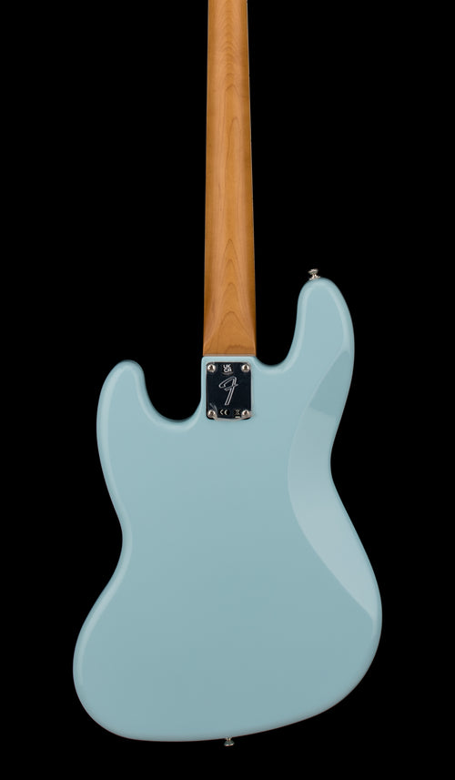 Used Fender Gold Foil Jazz Bass (2023) - Sonic Blue #08071 with Gig Bag