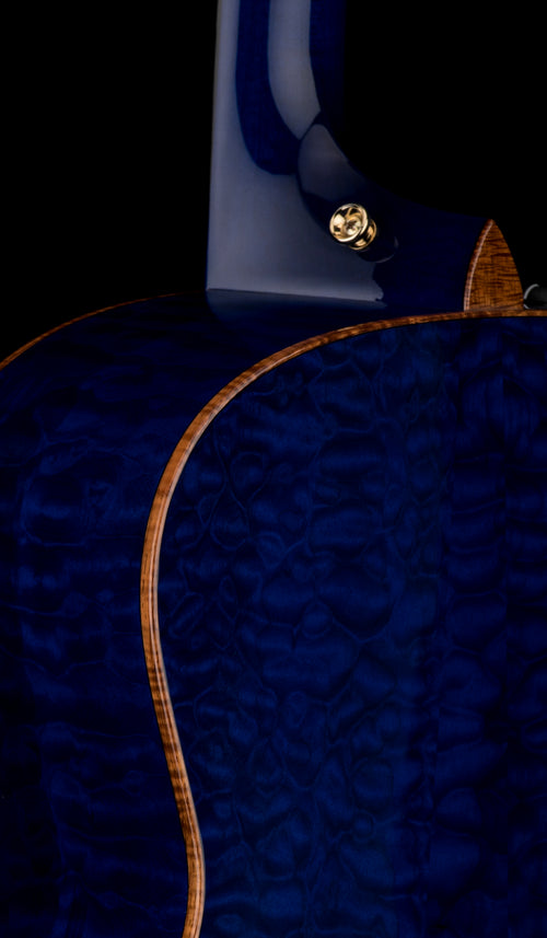 Used Taylor Custom Shop C18e B4003 Lutz Spruce/Quilted Maple (2024) - Royal Blue #54124 with Original Hard Case