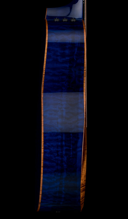 Used Taylor Custom Shop C18e B4003 Lutz Spruce/Quilted Maple (2024) - Royal Blue #54124 with Original Hard Case