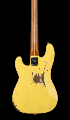 Fender Custom Shop Empire '58 Precision Bass Heavy Relic - Faded Aged Graffiti Yellow #88406