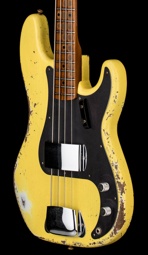 Fender Custom Shop Empire '58 Precision Bass Heavy Relic - Faded Aged Graffiti Yellow #88406