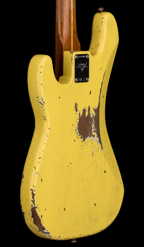 Fender Custom Shop Empire '58 Precision Bass Heavy Relic - Faded Aged Graffiti Yellow #88406
