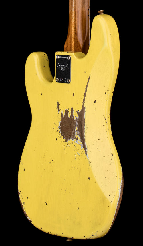 Fender Custom Shop Empire '58 Precision Bass Heavy Relic - Faded Aged Graffiti Yellow #88406
