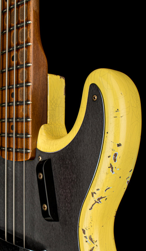 Fender Custom Shop Empire '58 Precision Bass Heavy Relic - Faded Aged Graffiti Yellow #88406