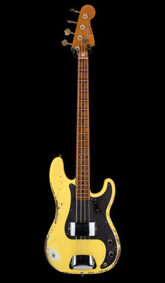 Fender Custom Shop Empire '58 Precision Bass Heavy Relic - Faded Aged Graffiti Yellow #88406