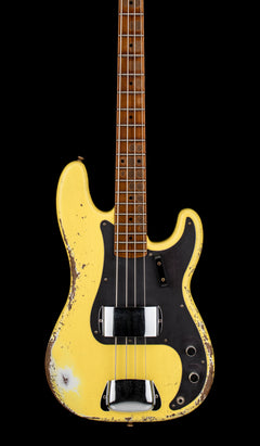 Fender Custom Shop Empire '58 Precision Bass Heavy Relic - Faded Aged Graffiti Yellow #88406
