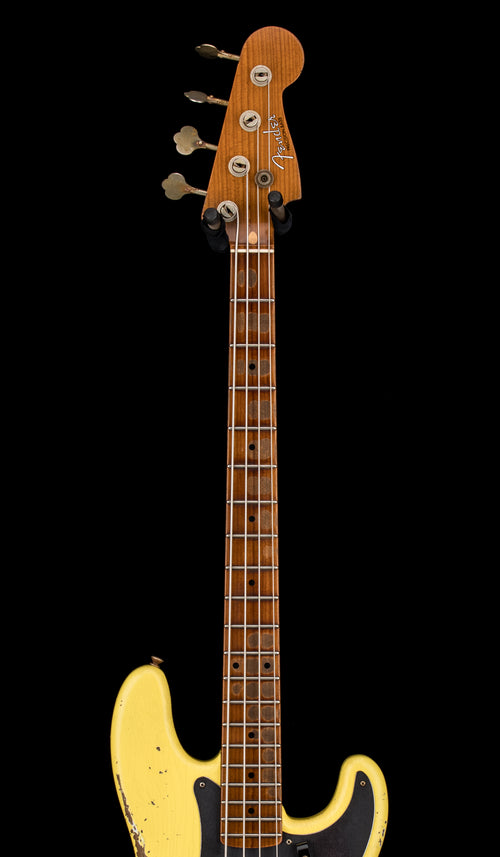 Fender Custom Shop Empire '58 Precision Bass Heavy Relic - Faded Aged Graffiti Yellow #88406