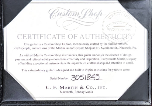 Martin Custom Shop D-42 Style Pale Moon Ebony #51845 (Empire Music Spec)
