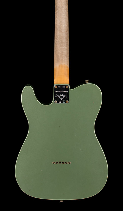 Fender Custom Shop Limited Edition 1960 Telecaster Journeyman Relic - Aged Sage Green Metallic #80873