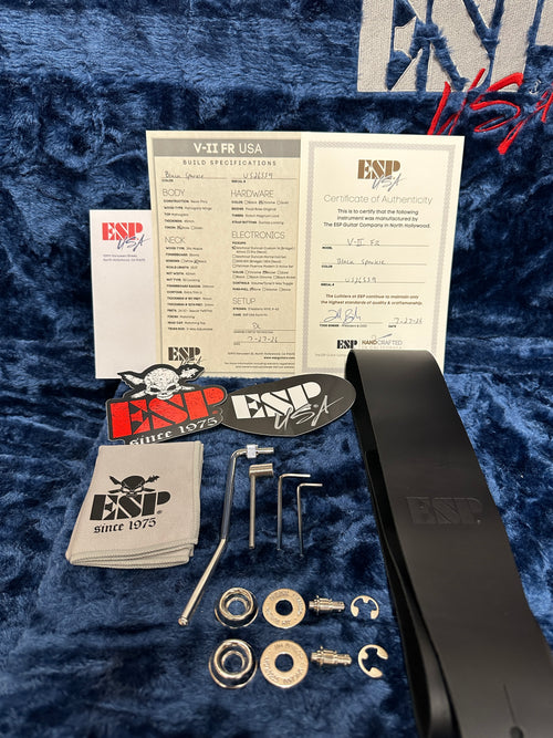 ESP V-II FR USA - Black Sparkle #26559