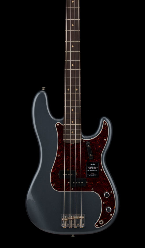 Fender Limited Edition Vintera II Road Worn '60s Precision Bass - Charcoal Frost Metallic #14574