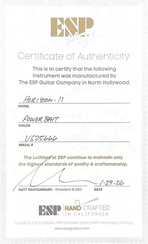 ESP Horizon-II USA - Powerbait #25666