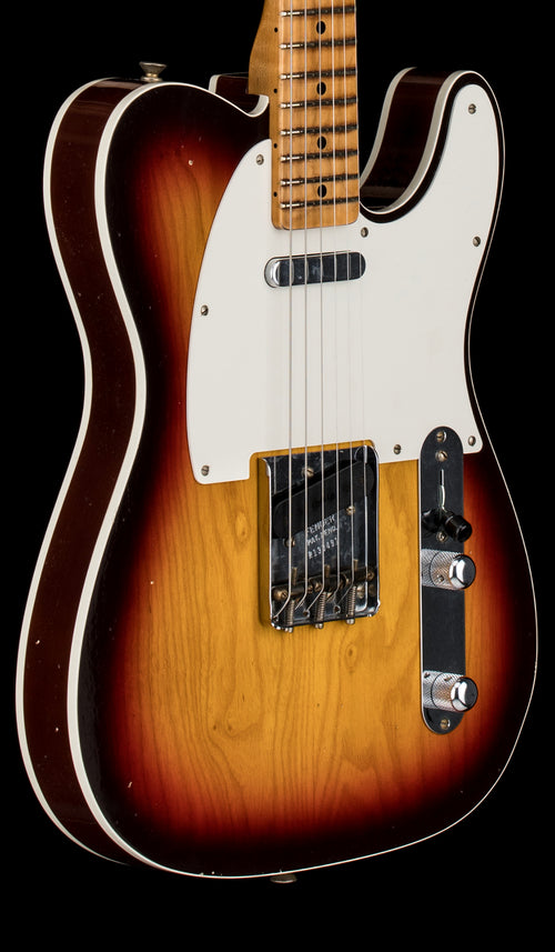 Fender Custom Shop Limited Edition 50s Twisted Telecaster Custom Journeyman Relic - Chocolate 3-Color Sunburst #38491